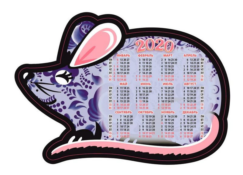 Фигурная вырубка сувенирных календарей