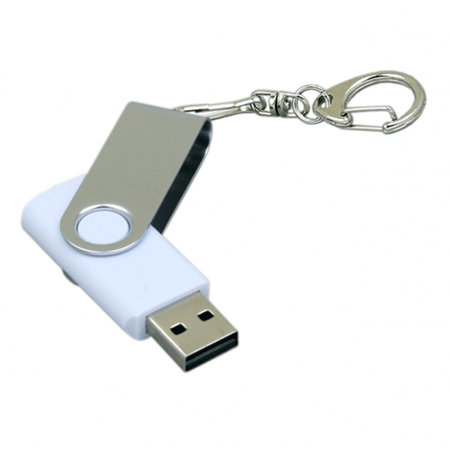 USB флешка Твист белая (8Гб)