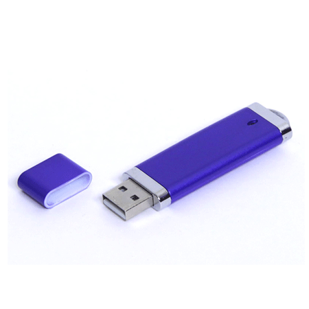 USB флешка Эконом синяя с объемом памяти 8Гб в пластиковом корпусе с алюминиевыми вставками.Размеры: 74 х 20 х 7 мм. Рекомендуем наносить логотип методом тампопечати. Возможные объемы памяти: 16, 32 и 64 Гб.  Минимальный тираж от 50 штук.