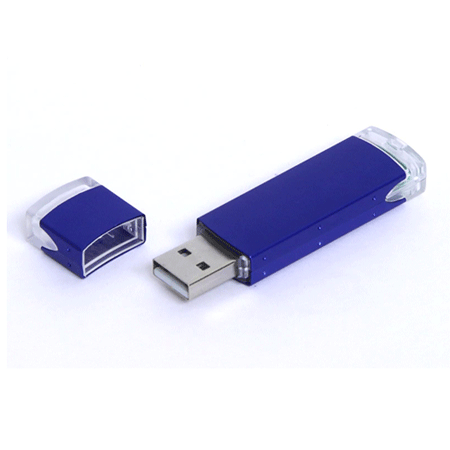 USB флешка Эконом+ синяя на 8 Гб выполнена в алюминиевом корпусе с пластиковыми вставками. Размеры: 67*18*9 мм. Нанесение логотипа рекомендуем делать методом лазерной гравировки или тампопечати. Возможные объемы памяти: 16, 32, 64 Гб. Минимальный тираж 50 штук.