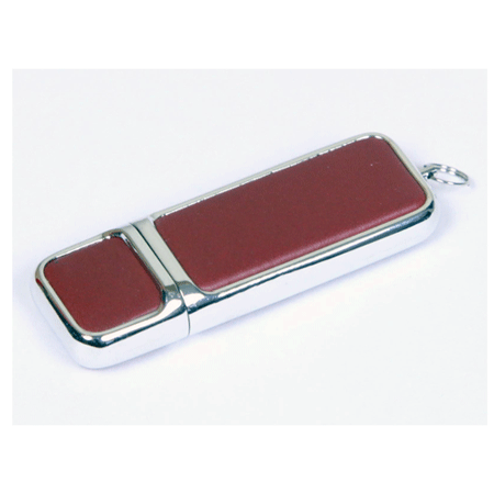 USB флешка Pin коричневая на 8Гб в кожаном корпусе с металлическими вставками. Размеры: 11*22*65 мм. Логотип рекомендуем наносить методом лазерной гравировки или тампопечатью.  Возможные объемы памяти: 16, 32, 64 GB. Минимальный тираж от 50 штук.