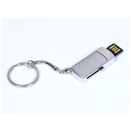 USB флешка  «Компакт» серебристая (8Гб)