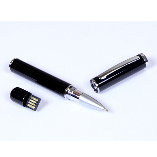 USB флешка Pen черная на 8Гб в металлическом корпусе. Метод нанесения: гравировка. Возможные объемы памяти: 16, 32, 64 Гб. Минимальный тираж 20 штук. 