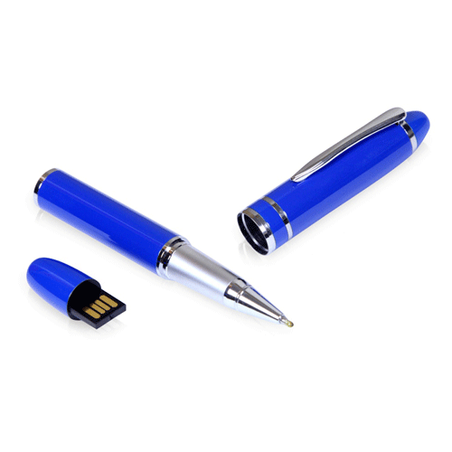 USB флешка-ручка KLIP синяя (8Гб)