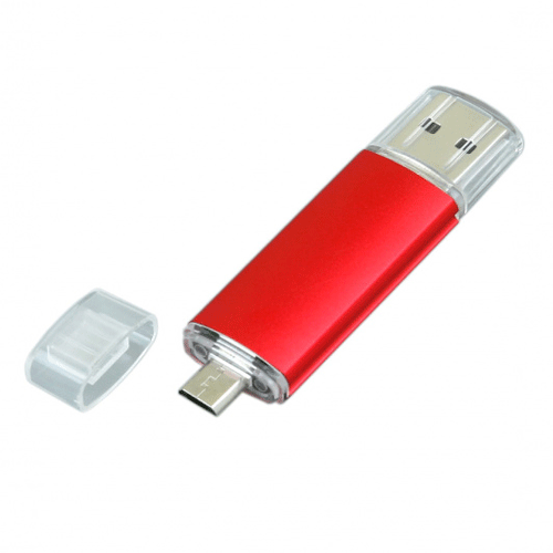 USB флешка с разъемом Micro USB Классик в красном цвете выполнена в металлическом корпусе. Благодаря наличию разъема Micro USB флешку можно подключать к мобильным устройствам. Размеры: 6,5*1,6 см. Логотип рекомендуем наносить методом лазерной гравировки или тампопечати.  Возможные объемы памяти: 32, 64 Гб. Минимальный тираж от 50 штук.