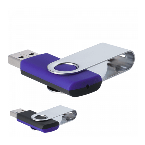USB флешка «MIX» черно-фиолетовая (8Гб)