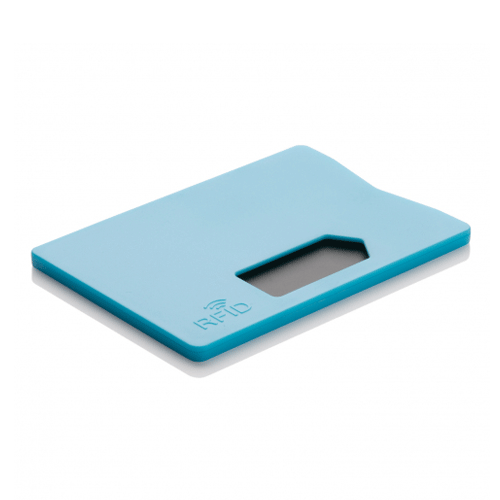 Защитный бокс RFID для кредитных карт голубой