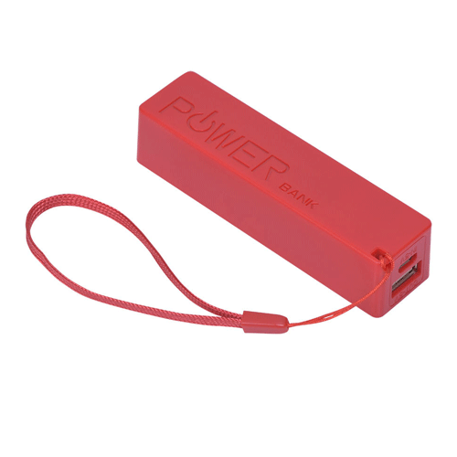 Внешний аккумулятор «Keox» красный (2000 mAh) сделан из пластика. Размер устройства 9,7х2,6х2,3 см. В данном зарядном устройстве есть кабель с разъемом micro USB 3, шнурок в цвет. Минимальный тираж 50 шт. Нанесение рекомендуем делать с помощью тампопечати.