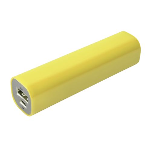Внешний аккумулятор Easy Shape желтый емкостью 2000 мАч, сделан из пластика. Комплектуется прочной черной коробкой и инструкцией на нескольких языках. Кабель в комплект не входит. Размер: 9,3х2,4х2,4 см. Минимальный тираж 50 штук. Нанесение рекомендуем делать с помощью тампопечати. 