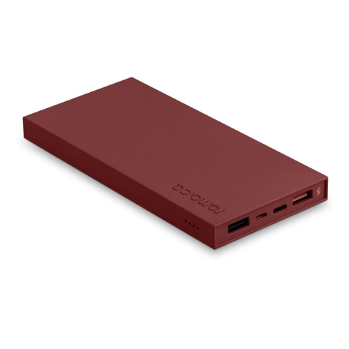 Внешний аккумулятор «NEO» выполнен в двух цветах. С одной стороны бордовый, а с другой-серый. Мощностью 10000 mAh, поможет зарядить сразу три 3 устройства. Заряжает от любого кабеля – это  Micro-USB или Type-C. Также есть поддержка быстрых протоколов зарядки Quick Charge 3.0, Power Delivery, Huawei FCP, MTK PE 2.0 и др. Есть индикатор оставшегося заряда, защита для безопасной зарядки. Материал товара: пластик с покрытием soft - touch. Размер товара: 15,2 х 7,2 х 1,5 см. Поставляется в индивидуальной упаковке. Для нанесения рекомендуем использовать тампопечать. Минимальный тираж 10 шт.
