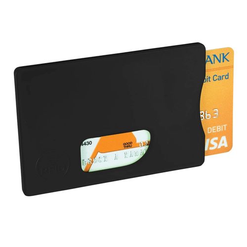Защитный RFID чехол для кредитной карты черный