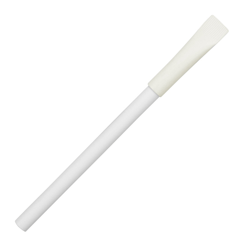 Ручка Recycled-Eco с колпачком белая
