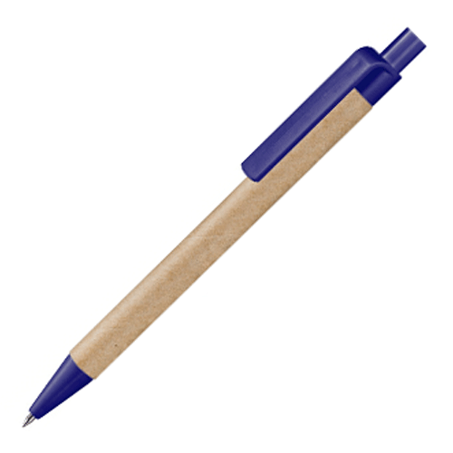 Ручка бумажная ЭКО 2 натуральный с темно-синим