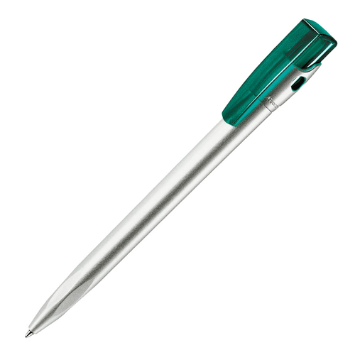 Ручка шариковая Lecce Pen «Kiki Sat2» серебристо-зеленая