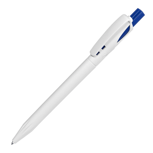 Ручка шариковая Lecce Pen TWIN бело-синяя