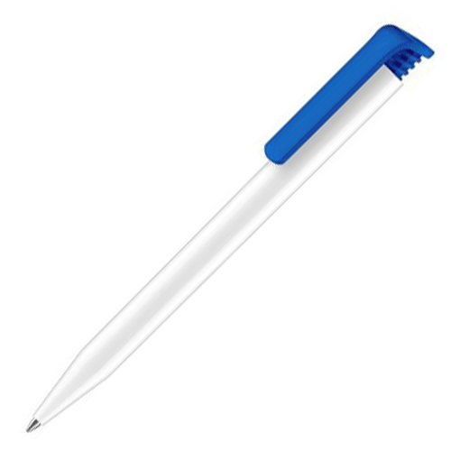 Ручка SUPER-HIT BASIC POLISHED бело-голубая