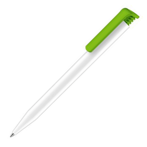 Ручка SUPER-HIT BASIC POLISHED бело-салатовая