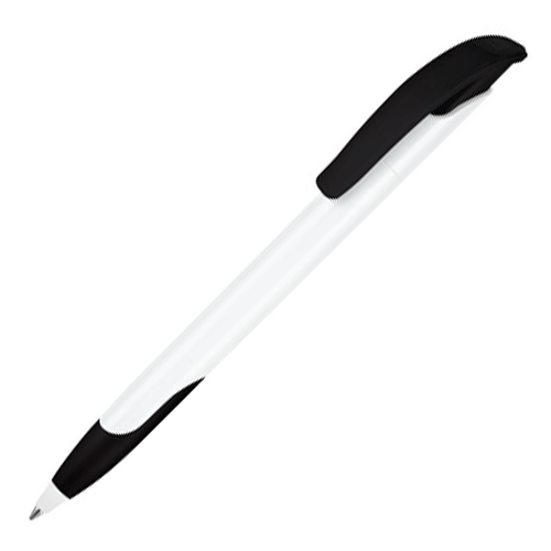 Ручка шариковая Senator «Challenger Soft» бело-черная