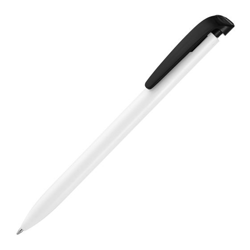 Ручка шариковая Favorite, белая с чёрным