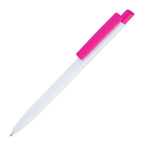 Ручка шариковая POLO с  розовым клипом