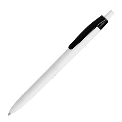 Ручка шариковая DAROM бело-черная