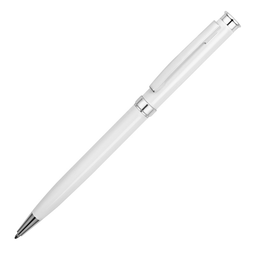 Ручка «Сильвер Сойер» белая с логотипом 