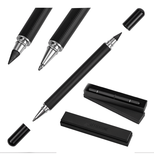 Металлическая ручка и вечный карандаш «Van Gogh» 2в1. С одной стороны - ручка, с другой - вечный карандаш, который практически невозможно исписать! Размер товара d1 х 13,6 см, сделан из металла. Поставляется в подарочной упаковке. Для нанесения рекомендуем использовать гравировку. Минимальный тираж 35 шт.

