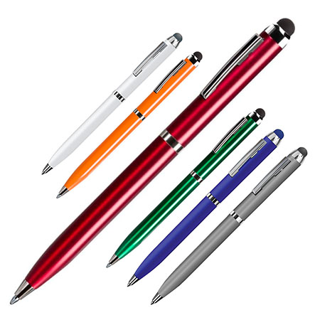 Ручки шариковые со стилусом CLICKER TOUCH