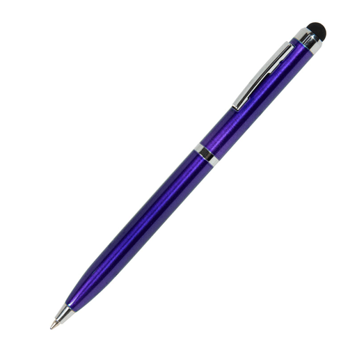 Ручка шариковая со стилусом CLICKER TOUCH синяя