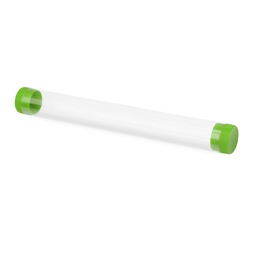 Футляр для одной ручки Tube с зелёным элементом