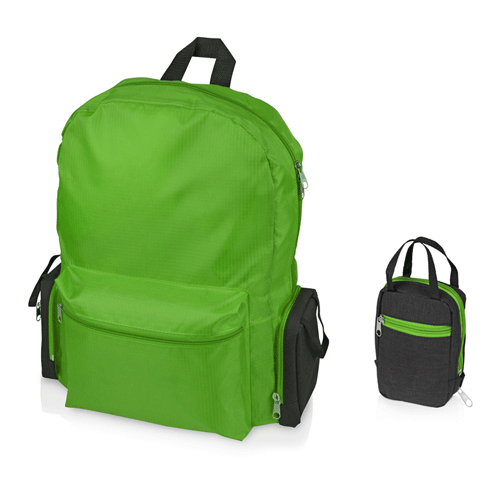 Рюкзак складной «Fold-it» зеленый