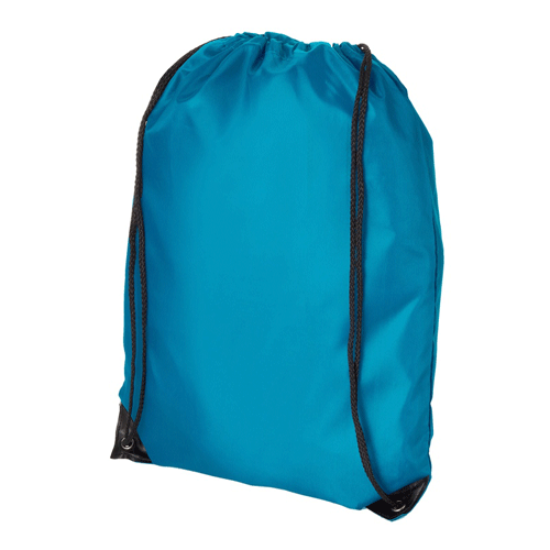 Рюкзак под печать логотипа «Oriole» голубой