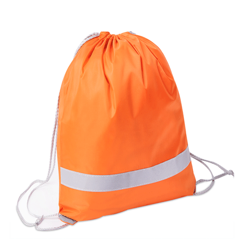 Рюкзак - мешок со светоотражающей полосой RAY оранжевый