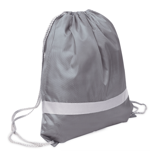 Рюкзак - мешок со светоотражающей полосой RAY серый