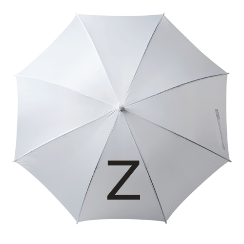Зонт Z - трость, белый