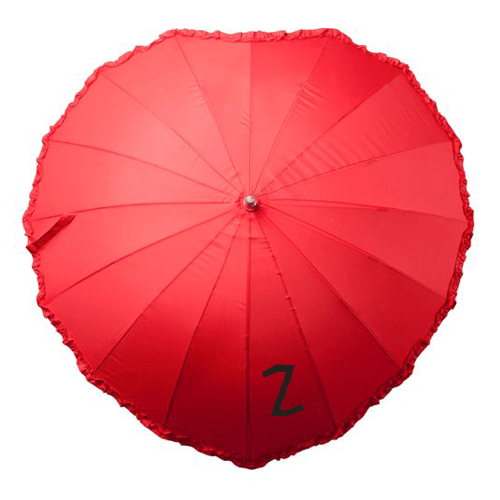 Зонт Z красный