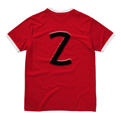 футболка Z мужская красная