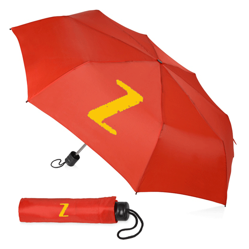 Зонт Z складной красный