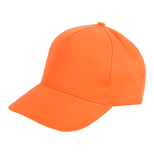 Бейсболка с изготовлением под логотип на липучке «Poly» оранжевая 