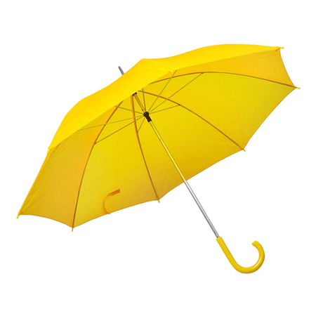 Зонт с логотипом -трость Лоу желтый