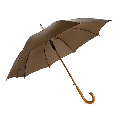 Зонт-трость "Колор" коричневый