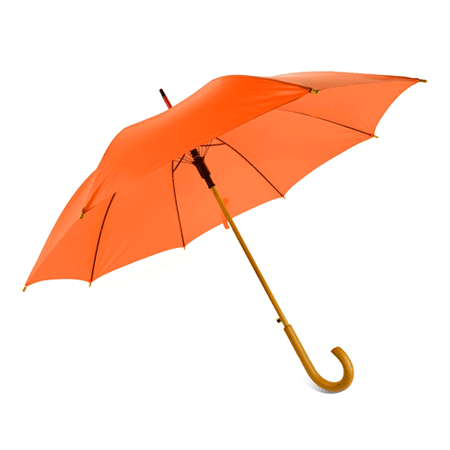 Зонт-трость Колор оранжевый