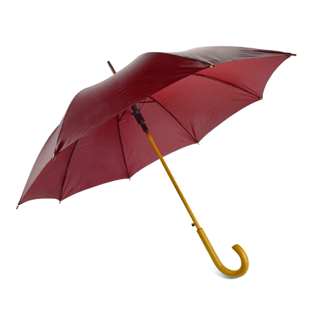 Зонт-трость Колор бордовый
