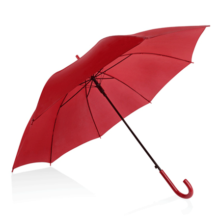 Зонт-трость «Яркость» красный