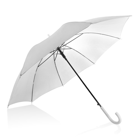 Зонт-трость «Яркость» белый (холодный)