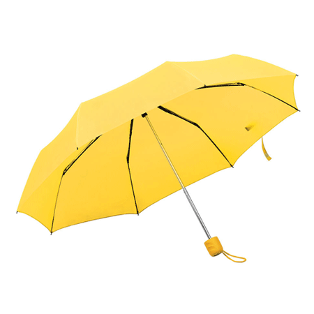 Зонт полуавтоматический Фолд желтый