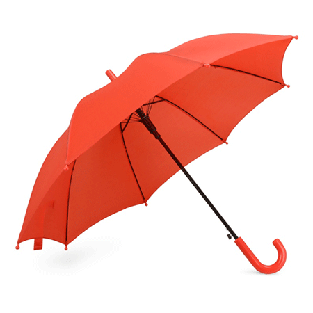 Зонт-трость детский «Edison» красный для заказа