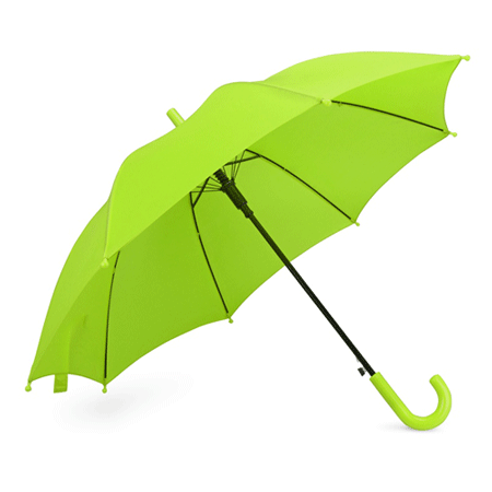Зонт с логотипом, -трость детский «Edison» зеленое яблоко