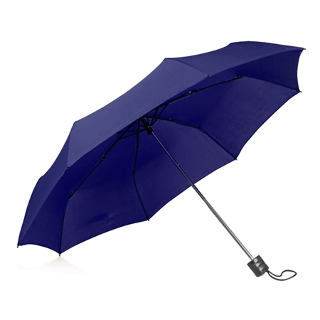 Зонт с нанесением логотипа складной «Columbus» темно-синий 