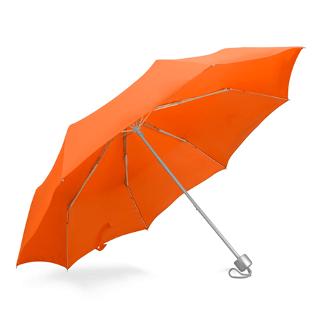 Зонт складной «Tempe» оранжевый